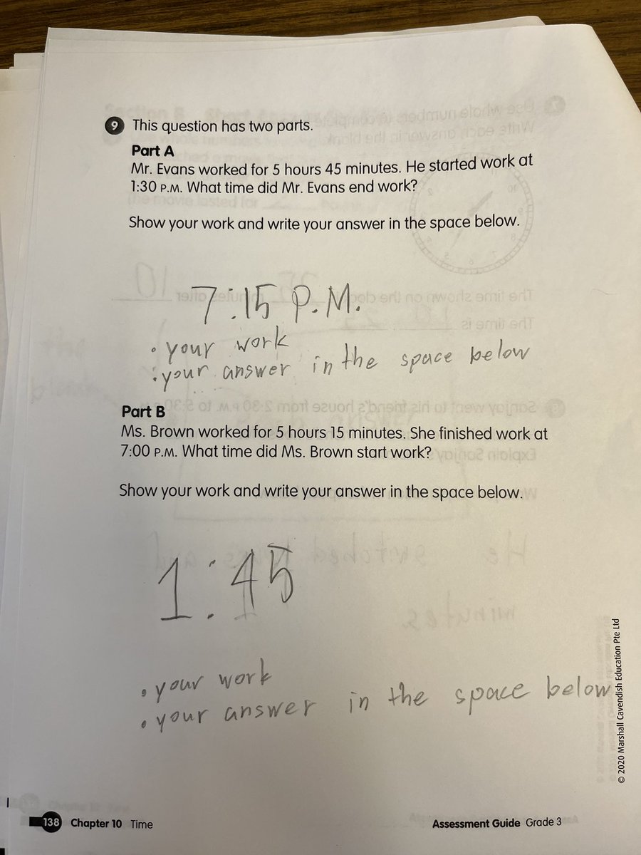 TheSamWhiteley's tweet photo. Since I’m graduated here are some of my favorite student answers I got from my 3rd graders when grading this year https://t.co/ZPK9DaN32t