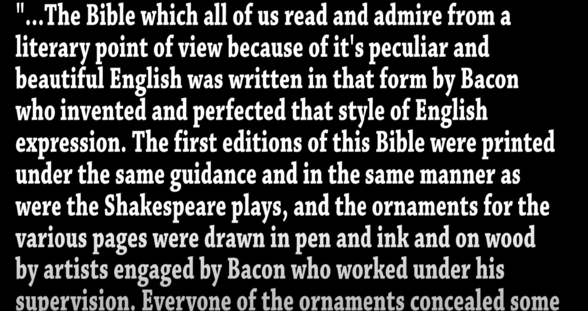 Among other things, Bacon is known for being the final editor of the first English translation of the Bible, which was published within 12 years of the collected works of Shakespeare.But how did one man create such a wealth of work in one lifetime?