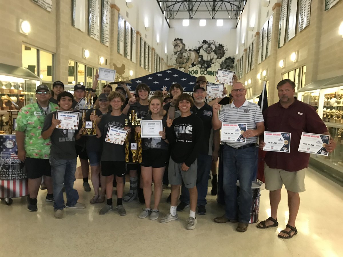TempletonCarrie's tweet photo. Rankin High School’s Kickin’ Ash is the Texas HSBBQ League STATE CHAMPIONS and Hot-n-Red-y are Reserve Champions. Red Devil Smokers were 5th overall. Now to compete at Nationals in June! @newswest9 @CBS7News @OdessaAmerican @SanAngeloLIVE @gosanangelo @mwtnews @ABCBig2News https://t.co/iw7fRk6azy
