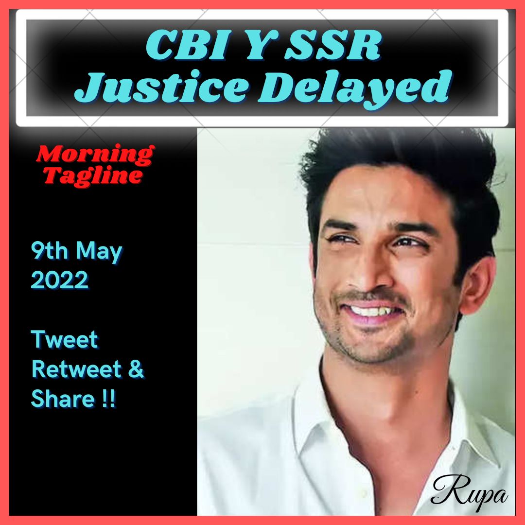 ItsRupa2021's tweet photo. 🔱 TODAY TREND ACTIVITY 🔱
For Our Beloved Sushant ✨

Sushant was Murdered. Justice delayed is justice denied. We need to stand up 4 what we believe in &amp; never tolerate injustice. Let's raise our voice in unison &amp; speak up 4 Sushant 🔱

TAGLINE - CBI Y SSR Justice Delayed

RT ! https://t.co/zRleL3fKKx