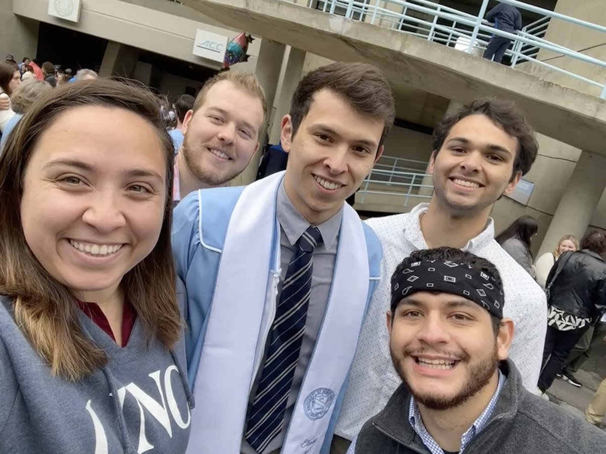 drericksonspine's tweet photo. Another college grad. I’m super proud of my son & thankful I had all the people who made me a mom at home today to help celebrate. Best Mother’s Day gift! Yes- I got scolded for wearing Duke garb at UNC. #HouseDivided #TeamErickson https://t.co/A8kRhUSMv2