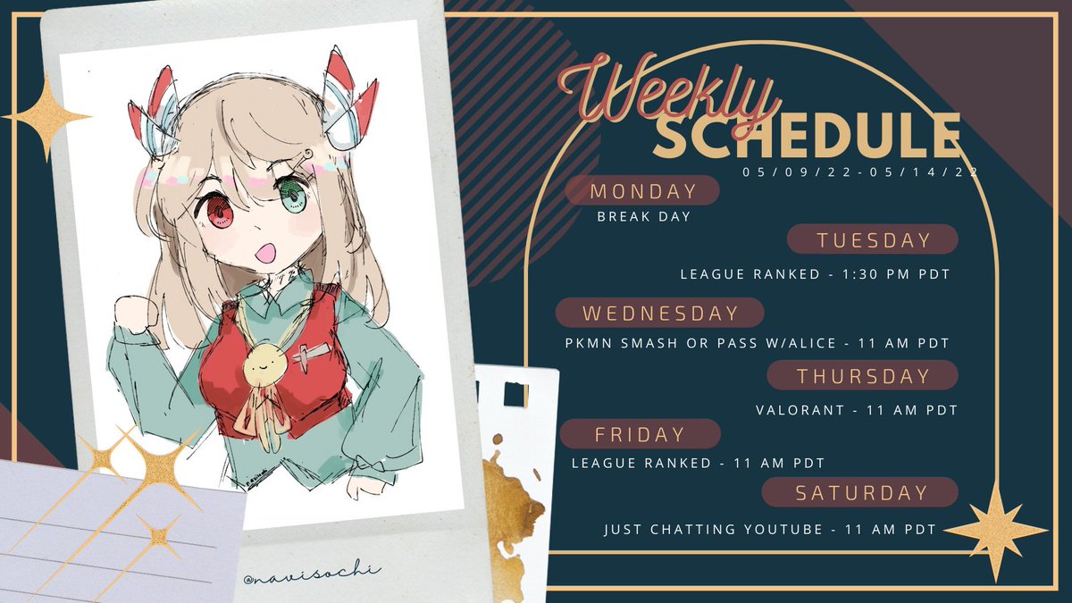 KosLaniakea's tweet photo. 『THIS WEEK'S SCHEDULE AND TAGS!』
May 9th to May 14th
General: #KosLaniakea
Live tag: #KosLive
Memes: #KoslawIkea
Art: #AikeART
NSFW: #koslaNSFW
ART BY: @/navisochi https://t.co/9yn8pU0fmz