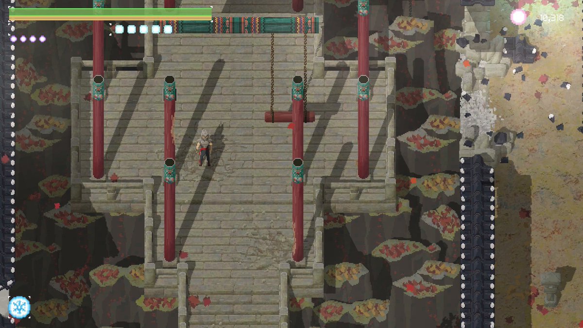 megusta21's tweet photo. @Aden62126121 @richSMITTY The big bell puzzle - hit 8 times // Soul focus break // and stand like the screenshot and use ammu's Active soul. Then you can go secret place. https://t.co/6GCGLQBeNg