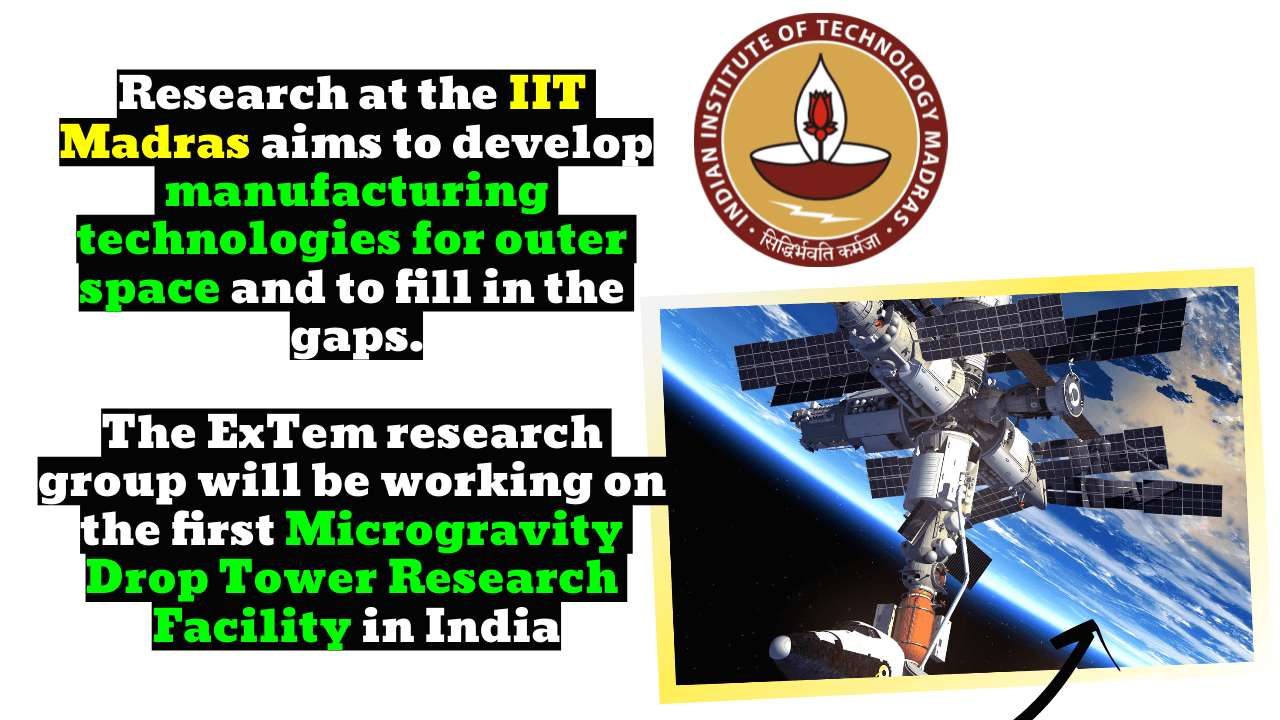 Research at the IIT Madras aims to develop manufacturing technologies for outer space and fill in the gaps
