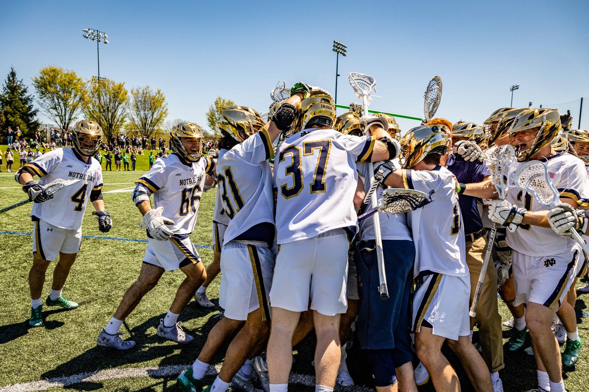 NDlacrosse's tweet photo. What a team.

Backs against the wall and they responded by closing the year with 6 straight wins. Couldn't be prouder.

#GoIrish☘️ https://t.co/pR5sjxZTBg