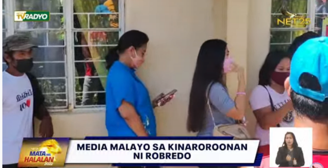 NET25TV's tweet photo. Dumating na rin sa polling precinct si VP Leni Robredo para bumoto.I via @earlobringas #NET25MataNgHalalan https://t.co/R2FnNTE1BL