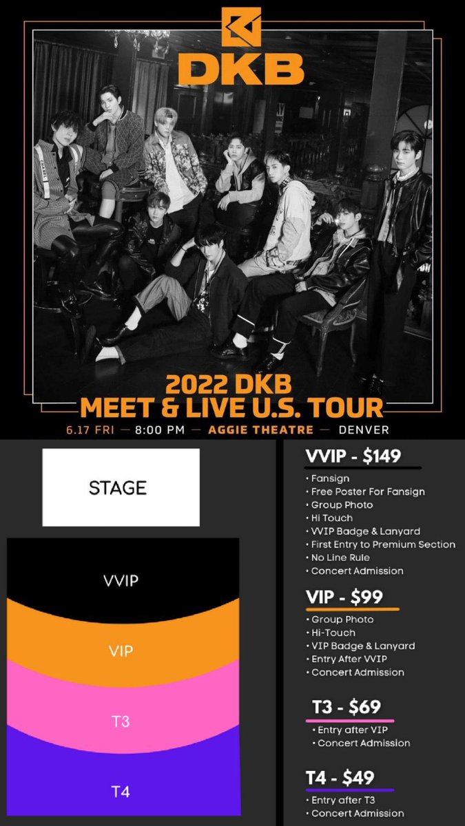 iamasiamoore's tweet photo. #BBs, you still have time to purchase tickets to meet @DKB_BRAVE before they sell out! There are some VVIP and VIP tickets left.
You can also purchase the 1on1 Snapshot tickets - don’t forget that these are limited per city! https://t.co/x5Alkaax85 ⏰
#DKB #DKBINDEN #DKBINUSA https://t.co/XW2PyEOzEg