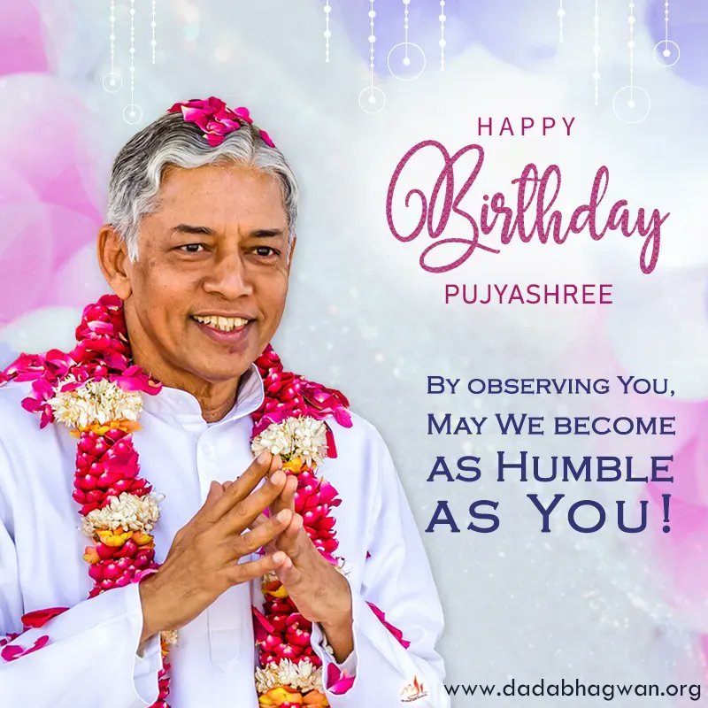 dadabhagwanorg's tweet image. May 9th marks the birthday of Pujya Deepakbhai Desai, a mere glance of whom makes everyone pray ‘By observing You, May We Become as Humble as You!’ Read more about Him: dbf.adalaj.org/bAor5xAl  #happybirthdaypujyadeepakbhai #spiritualmaster #enlightenedOne #dadabhagwanfoundation