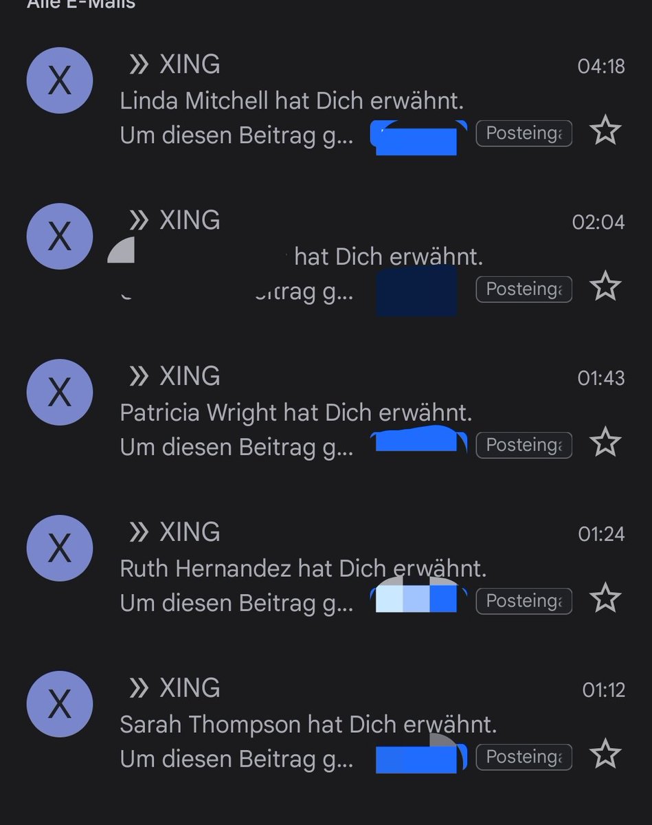 Oha, (mein?) XING gehackt?