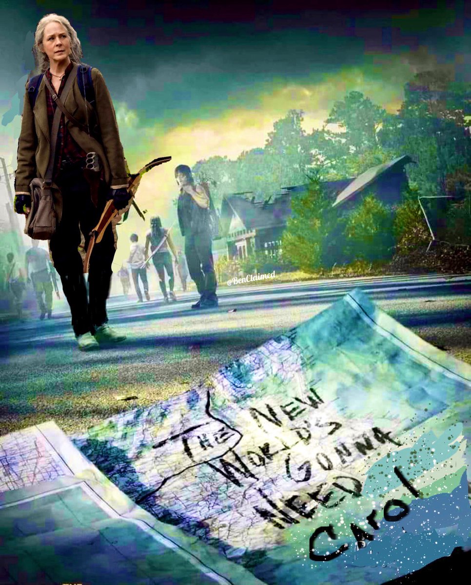 BenClaimed's tweet photo. No walking dead world should exist without Carol or Melissa #DarylNeedsCarol https://t.co/1NZpwLvCQo