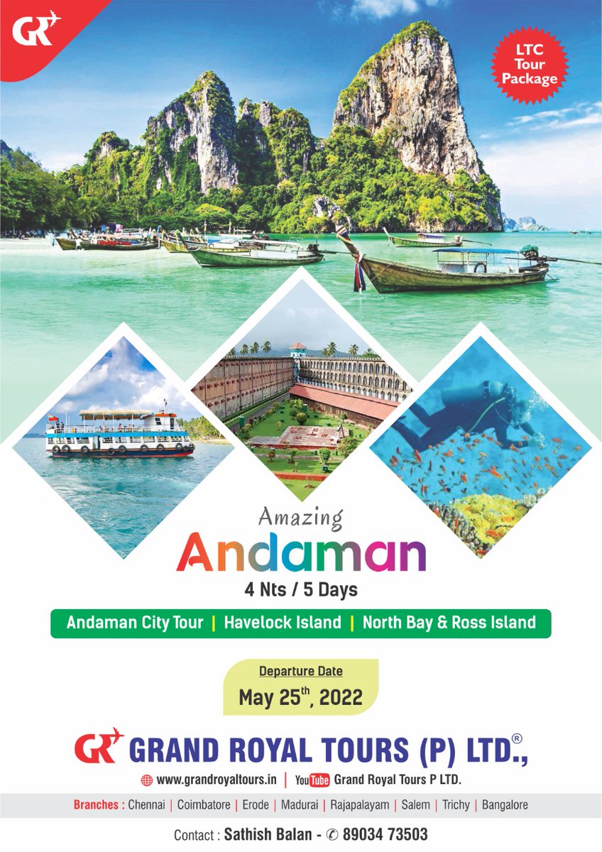 SathishBalanTL's tweet photo. Book your vacation at GRAND ROYAL TOURS #grandroyaltours #Leisure #holidays #TravelTheWorld #vacation https://t.co/sXfjHZLm1Q