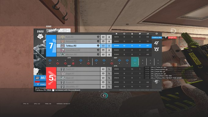 UpdatesRG's tweet photo. FINAL: @Alpha1GG 0, #RGR6 2.
The R6 squad advances in the @AllWorldGaming playoffs winning the series 2-0 (7-5, 7-4)!
#RATEDTAKEOVER | #RATEDWIN | @RatedGamingHQ https://t.co/AXPvQbbH6U