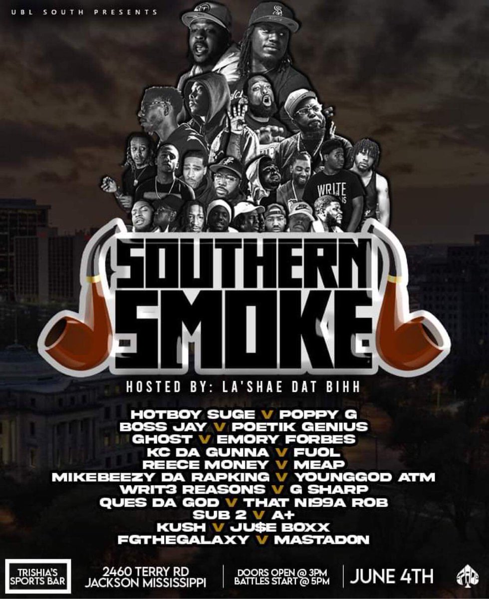 THATNI99AROB's tweet image. #UBLSouth present Southern Smoke. We lit. Jackson Mississippi. Pull up. Fuck with us. Very much worth its. #CookSum #ThatNi99a