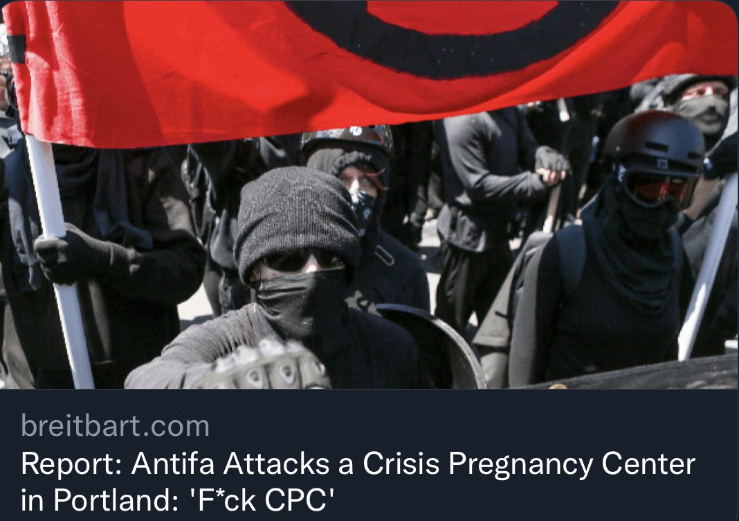 RVAwonk's tweet photo. Far-right activists are once again trying to push for “antifa” to be declared a domestic terrorist group. This time, they’re using “antifa” to describe all pro-choice protesters — continuing a disturbing trend of trying to criminalize any and all dissent. https://t.co/bRkg2huQbQ