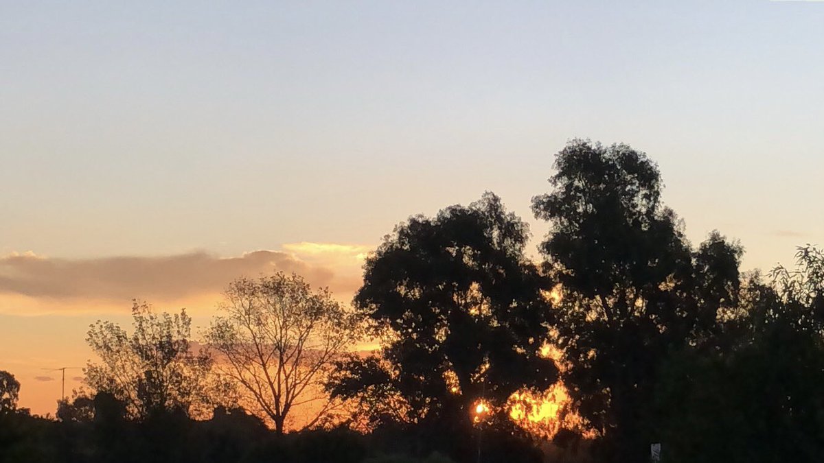 Atardecer en lo de mamá 🙌❤️