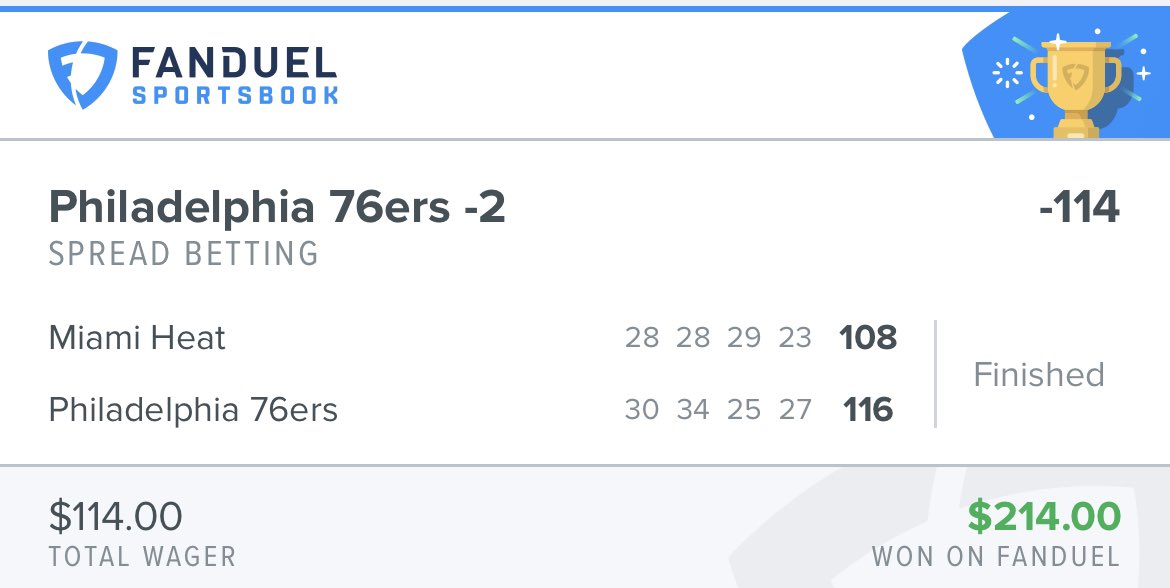 PiFFProps's tweet photo. #PHILAUNITE
CASH IT BABY WE GOT OURSELVES A FUCKING SERIES NOW🗣🗣🗣
1U 76ers -2 -110✅💰
Gonna get to work on this tennis card, who cashed this with me tonight?!
#GamblingTwitter #NBA #FreePlays #BettingTwitter #Sixers #NBAPlayoffs #BetWithPiFF https://t.co/7pQCP203gm