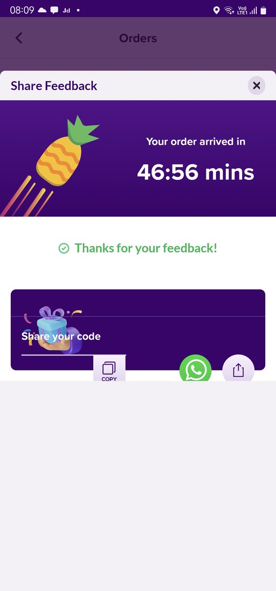 anujb2910's tweet photo. @zeptocares @ZeptoNow
My order was the worst experience ever. The delivery person was drunk on duty and took the life out of me to get him to the address.

Your customer support is the worst. https://t.co/rM2TgfEvS8