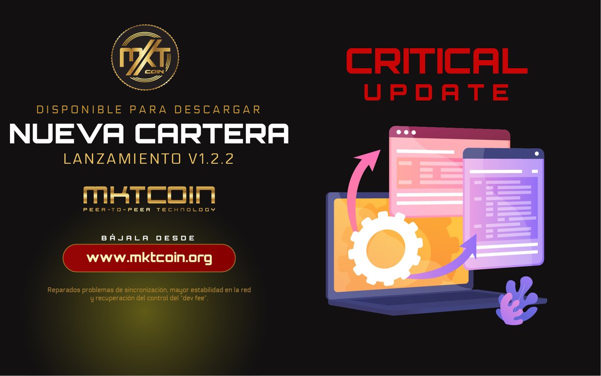 marketcoin_dev's tweet photo. Unfortunately the fork process failed. We already found the bug is and it's patched already. We need more than ever your action to update urgently ASAP to restore the network. Mktcoin depends on this patch, we count on you guys!

https://t.co/UMeITmMfBE https://t.co/WswQEiXzkW