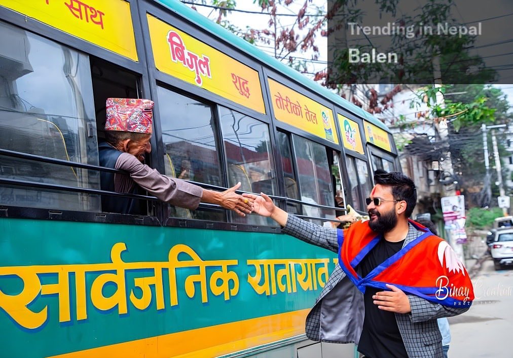 RONBupdates's tweet photo. Interesting: 'Balen' has been trending on Twitter since last 15 days in Nepal. It is rare for someone to trend for this long.

Pic. Binay Shakya https://t.co/LoBvT96uzv