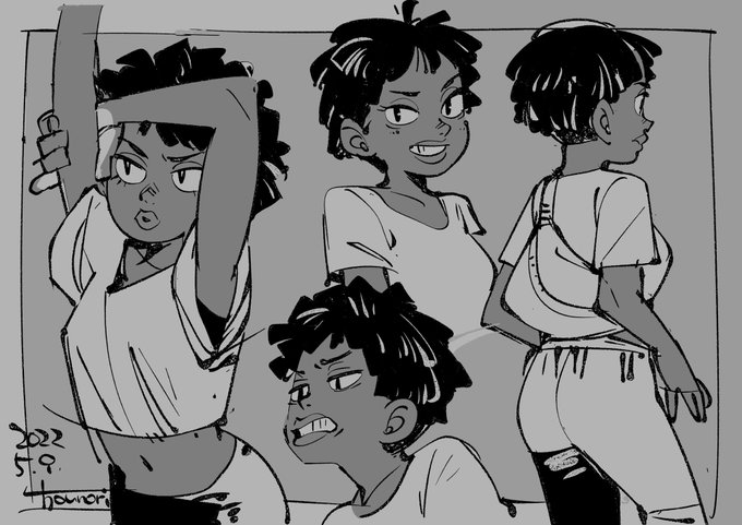 お絵描き:ひとびと 