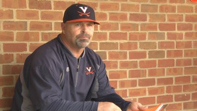 Kevin MCMULLAN Assciate Head Coach Virginia Talked about Pitching tonight.There guys Throw from 85-96.But if that can’t control and command the baseball they will not see the mound. <a href="/nextlevelbb/">Next Level Baseball</a> Talked about LHP 85-88 RHP in scrimmage today 93-96 but if can’t throw strikes. No Go