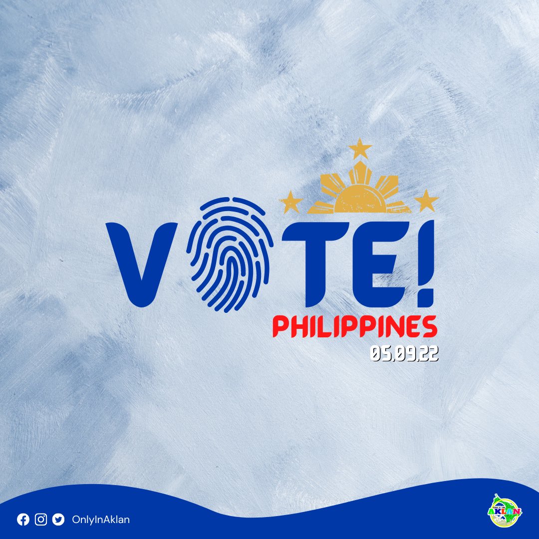 onlyinaklan's tweet photo. LET US HOPE AND PRAY FOR WISDOM FOR VOTERS AND A SAFE AND FAIR ELECTION

Para sa Pilipinas! 🇵🇭

#OnlyInAklan
#FeelAliveFeelAklan
#Election2022
#Halalan2022 https://t.co/hFvi64h8Jz