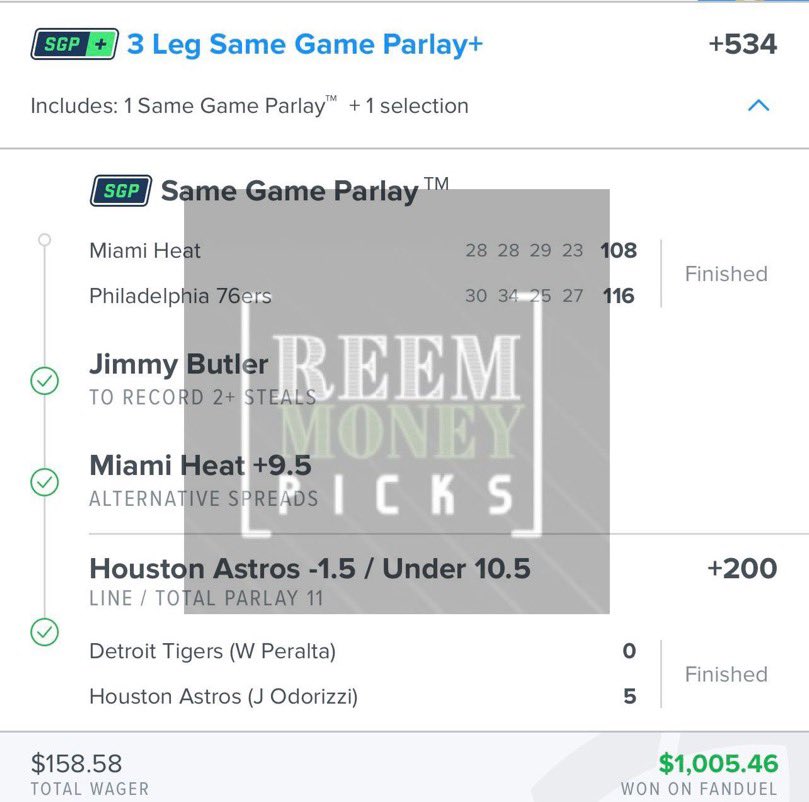 ReemMoneyPicks's tweet photo. Happy Mother’s Day to all who sent the DM…shared with everyone who did…our other parlay lost because CP3 got fouled out 1 assist short😂
Giveaway in spaces tomorrow…RT/LIKE to enter🍀
#ReemMoneyPicks https://t.co/DU9XGMAC1L