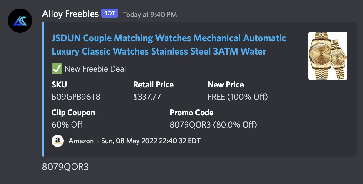 Yes, we're hitting 340$ watches for free 🤑🤑🤑