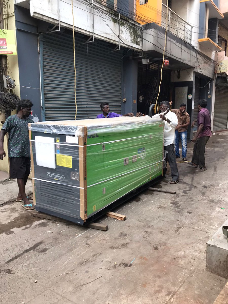 phoenixgensets's tweet photo. Recent Supply of 35kVA Kirloskar #iGreen #Diesel #Generator Set #Sowcarpet, Chennai, #Tamilnadu

For more details Visit us https://t.co/qxxZmE3TIS or Call us 8056266662 

#chennai #Thiruvallur #industry #Hosur #apartment #flats #Theni #Vellore #authoriseddistributor #authorised https://t.co/YhRlFzjzVH