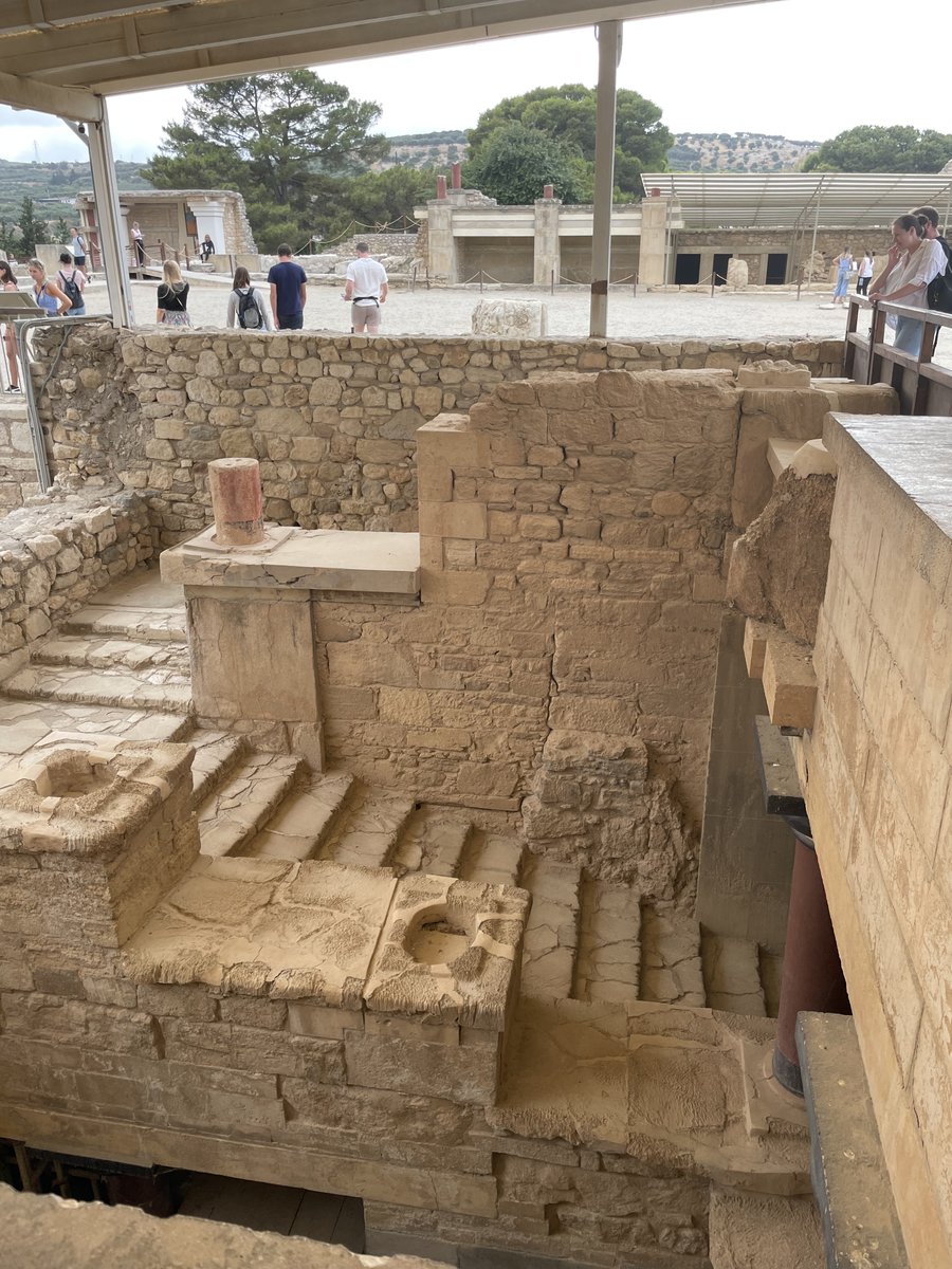 Alaynaabroad's tweet photo. The Palace of Knossos in Crete is one of my favorite historical sites! The Minotaur myth originated from these 4000 year old ancient walls. 

Where is your favorite historical site?

#knossos #alaynaabroad #ancient #history #greece #crete #minoans #yougottagohere https://t.co/7G9sc0QYQk