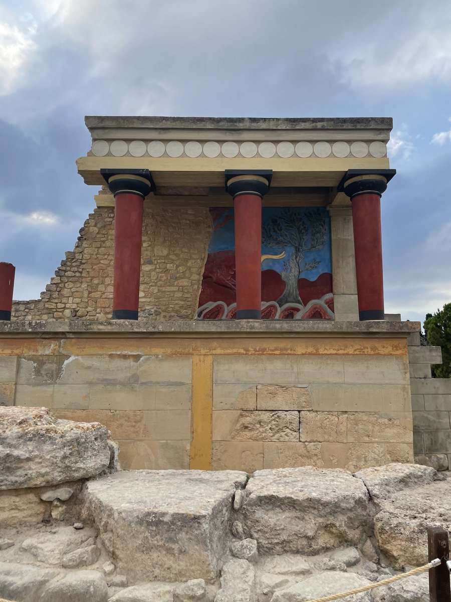 Alaynaabroad's tweet photo. The Palace of Knossos in Crete is one of my favorite historical sites! The Minotaur myth originated from these 4000 year old ancient walls. 

Where is your favorite historical site?

#knossos #alaynaabroad #ancient #history #greece #crete #minoans #yougottagohere https://t.co/7G9sc0QYQk