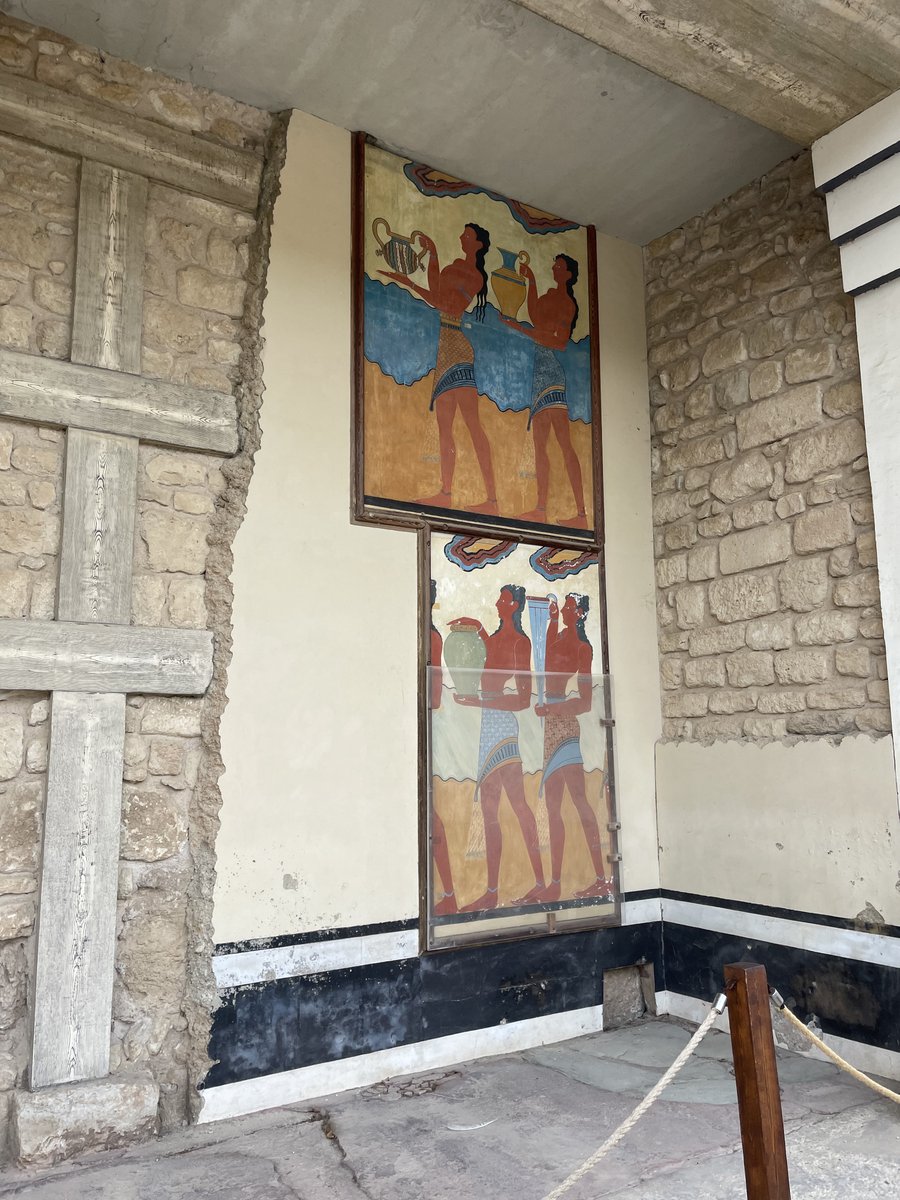 Alaynaabroad's tweet photo. The Palace of Knossos in Crete is one of my favorite historical sites! The Minotaur myth originated from these 4000 year old ancient walls. 

Where is your favorite historical site?

#knossos #alaynaabroad #ancient #history #greece #crete #minoans #yougottagohere https://t.co/7G9sc0QYQk