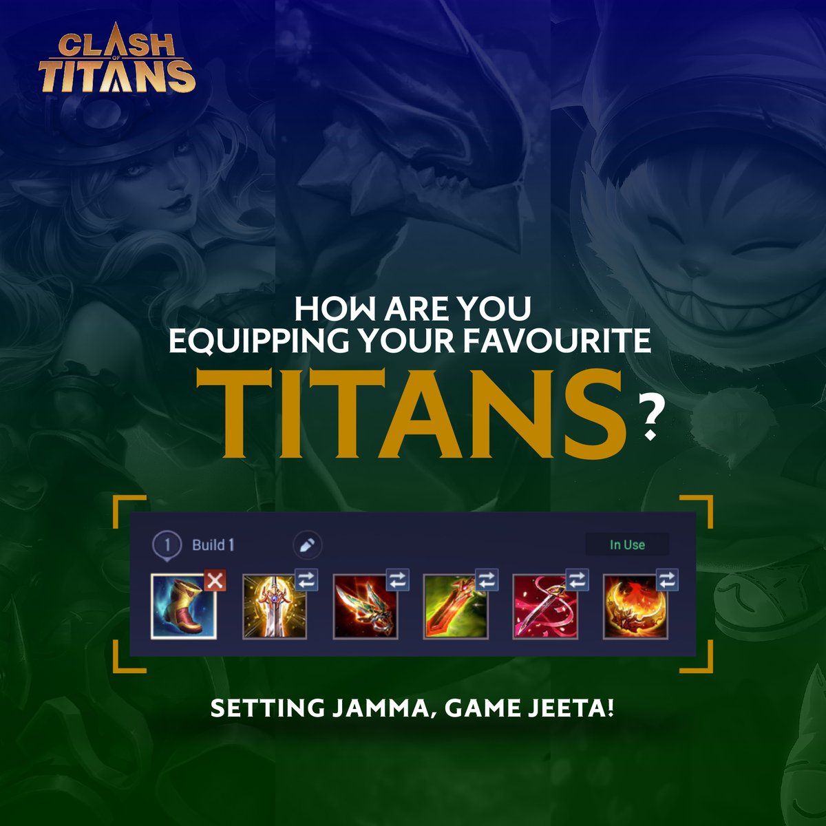 ClashofTitansIN's tweet photo. We’ve noticed there are some crazy ‘builders’ here! Show us what you got, comment below! 💪🏻👊🏼
 #MOBA #CoT #India #CoT #MOBA #India #ClashOfTitans https://t.co/Zt6yb4juRw