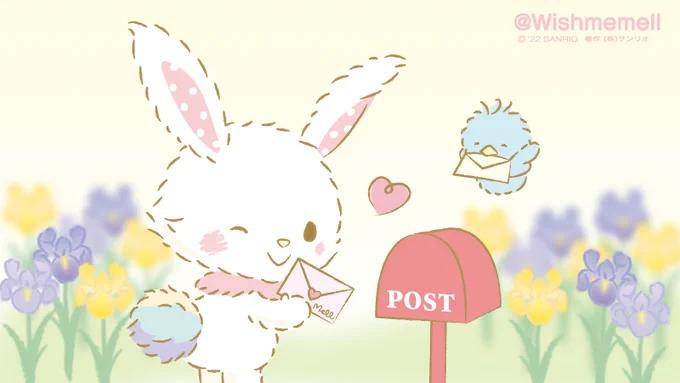 アイリスの花言葉は「メッセージ」。 
みんなは大切なメッセージを伝えるとき、どうしてるかな?
メルはお手紙にきもちを込めて伝えるよ!
 #メルの花言葉 