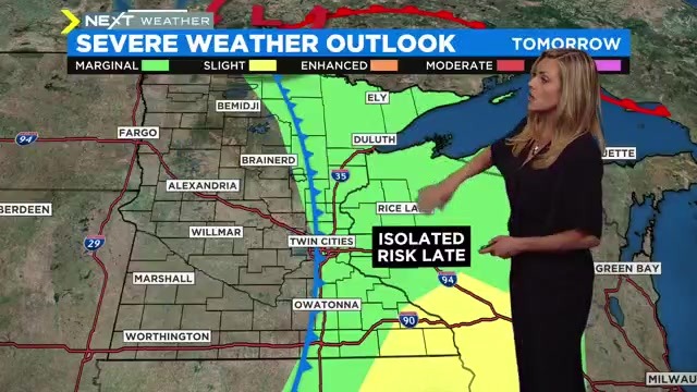 RT @WCCO: Minnesota Weather: Severe Storm Chances Monday, Possible Record Heat To Follow https://t.co/O1QM4eGEbY https://t.co/3HNKbpR1tJ