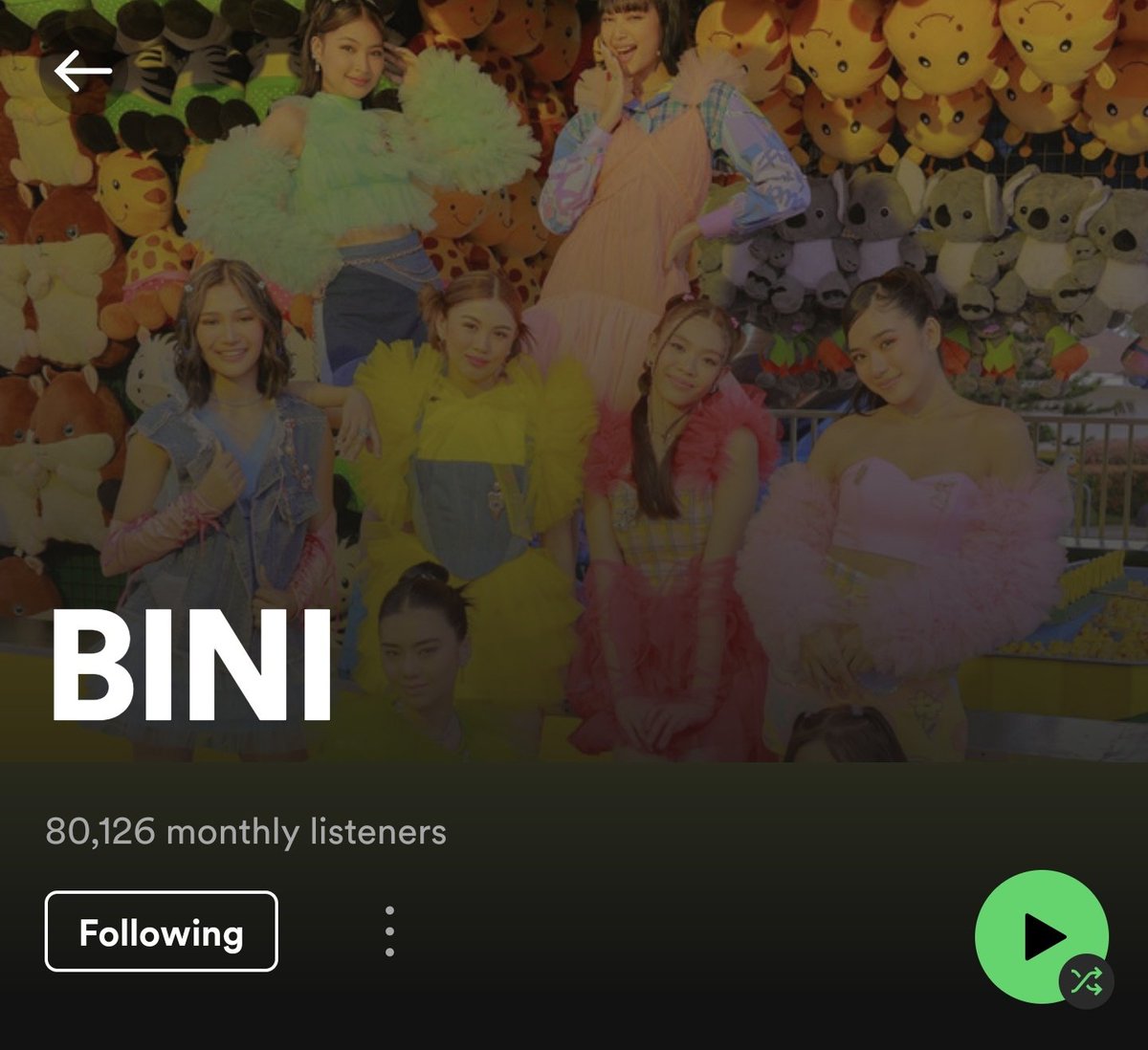 binispotifydata's tweet photo. .@BINI_ph currently has 80,126 Monthly Listeners as of [05/08/22] https://t.co/W8lTSsfcSt