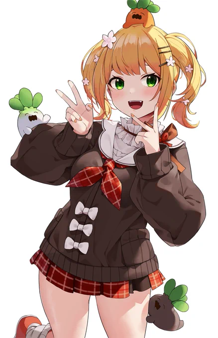 背景なし&めがねなし 
