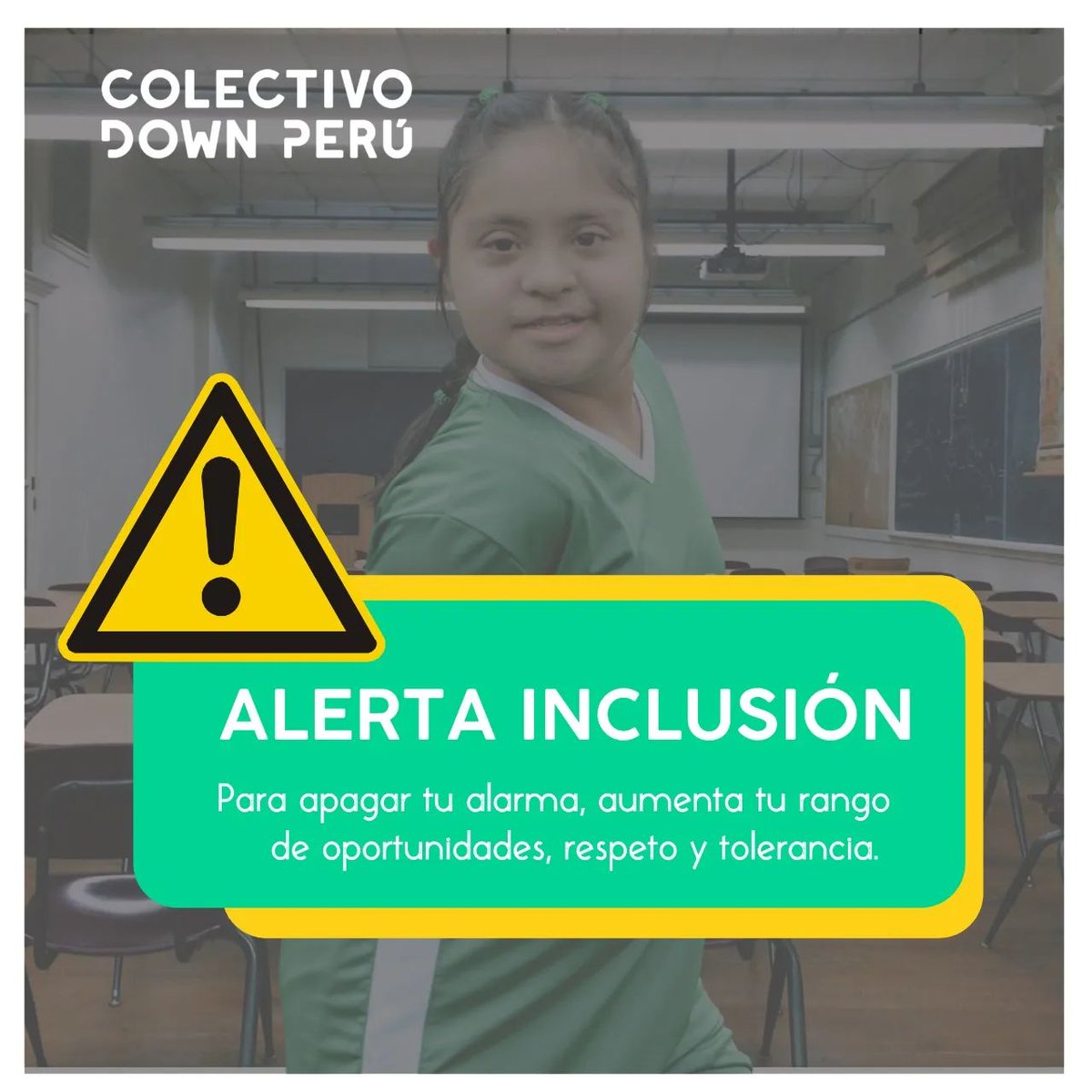 21Colectivo's tweet photo. ⚠️¿Y si sonara una alarma sin parar para recordarte que debes practicar la empatía, respetar la ley y permitir el crecimiento de todos?
#EstateAtento #AlertaTodoElTiempo #OportunidadParaTodos #síndromededown https://t.co/BwTvTdkZtR