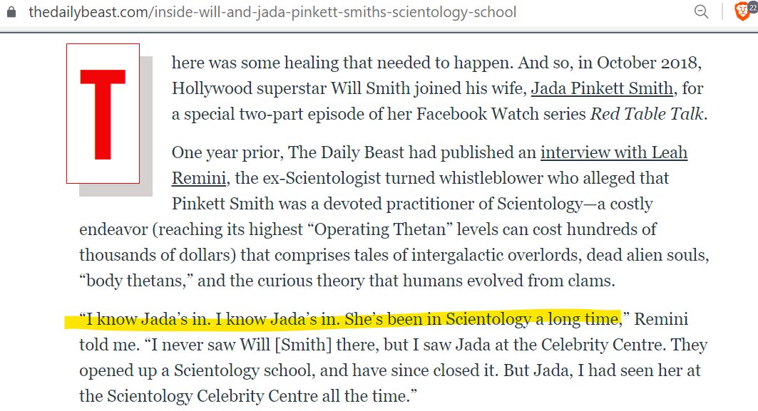 While some members choose to publicize their membership, some prefer the traditional practice of having it remain secret.That being said, the Smith's membership in the organization became apparent when they started a Scientology school for children on their own property.