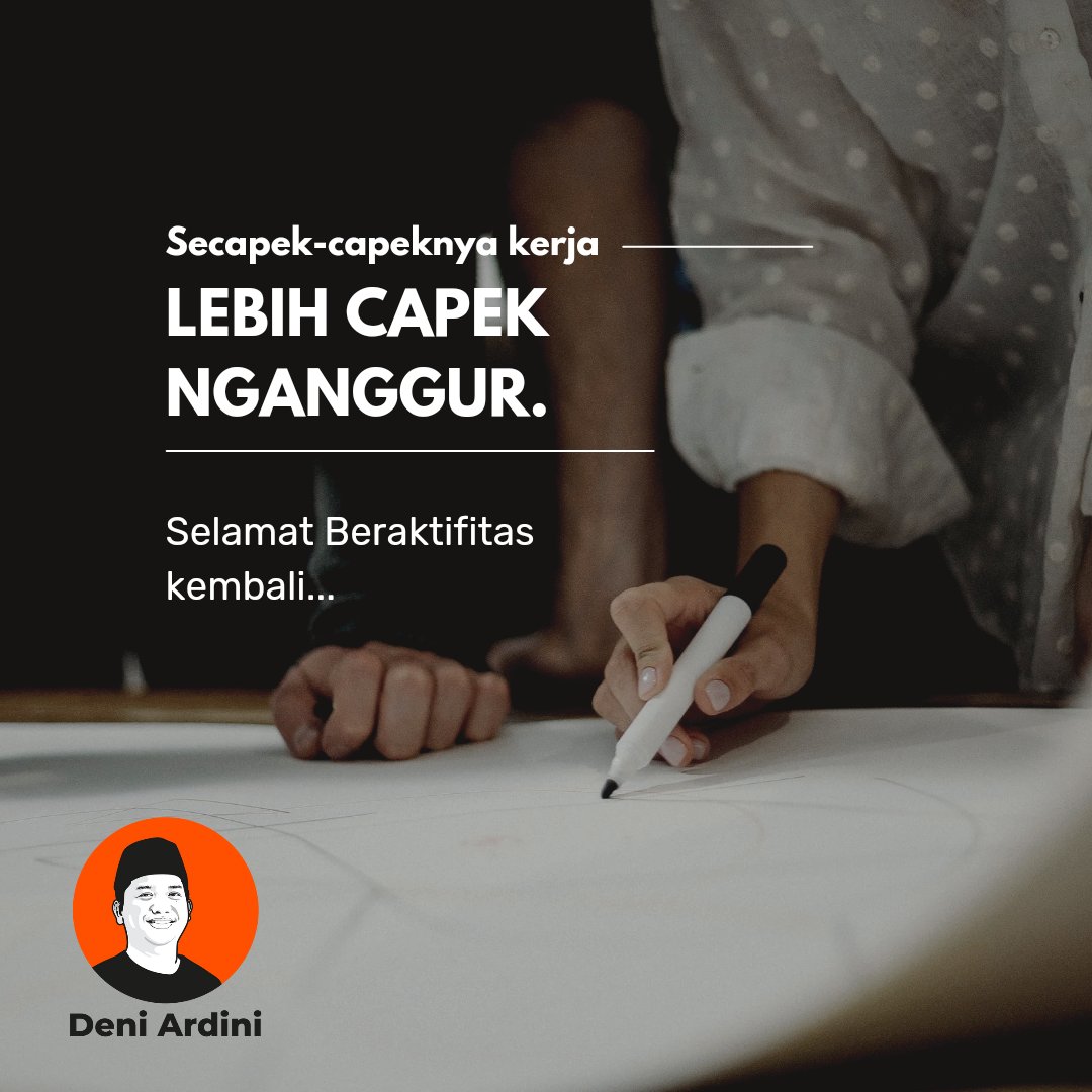DeniArdini's tweet photo. Selamat beraktifitas kembali setelah liburan lebaran man-teman...

#deniardini https://t.co/H12PKhhA5G