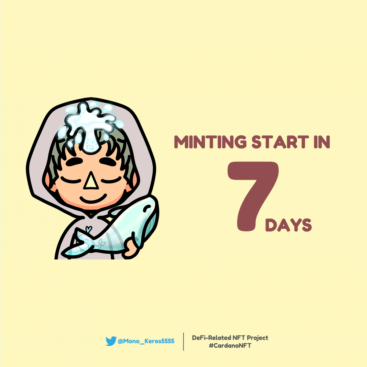 Mono_Keros5555's tweet photo. ⌛️THE COUNTDOWN BEGINS... 🔥

✅Whitelist please head over to our discord to register your address. https://t.co/lakXXfVyJ7

#CNFTs #CNFTCommunity #DeFi #MK https://t.co/CJhDPvaFnS