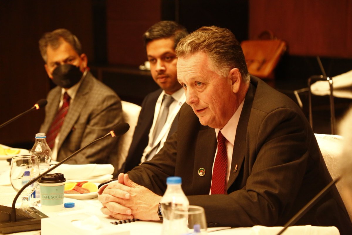 USBanglaTrade's tweet photo. US Bangladesh Business Council Board of Directors meet for their 1st In-person Strategy Discussion noting agenda-setting for US industry engagement in Bangladesh, discussing top priority areas of investment and trade interest and bilateral economic relations.

#USBD50
#USBBC2022 https://t.co/NiqialoxLj