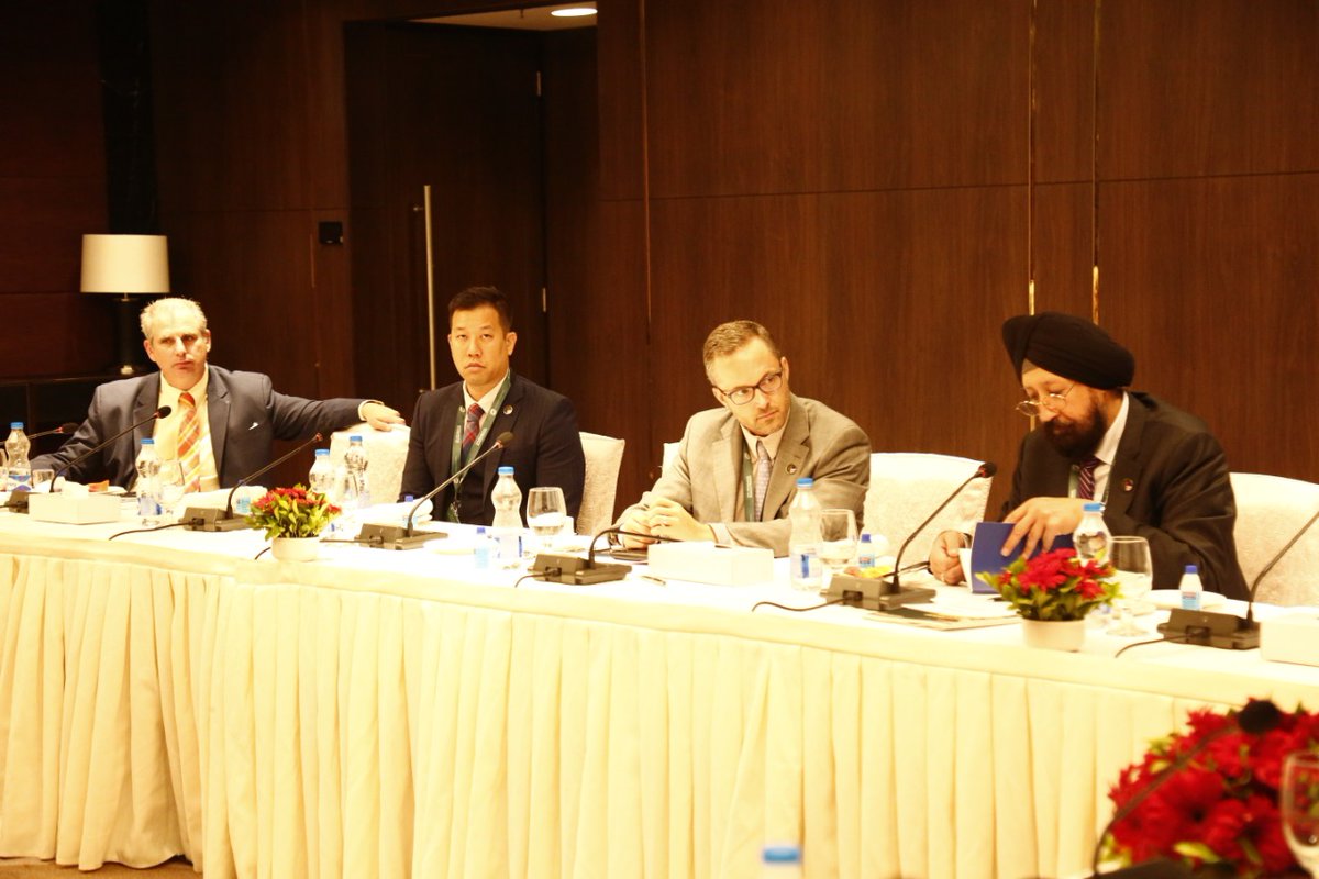 USBanglaTrade's tweet photo. US Bangladesh Business Council Board of Directors meet for their 1st In-person Strategy Discussion noting agenda-setting for US industry engagement in Bangladesh, discussing top priority areas of investment and trade interest and bilateral economic relations.

#USBD50
#USBBC2022 https://t.co/NiqialoxLj