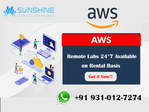 AvayaSunshine's tweet photo. Are you looking for AWS Remote Labs? Sunshine Learning is providing AWS Remote Labs available on a rental basis, accessible 24*7

Fill the Form Here: 
https://t.co/dYntzq5vCo
Call📲 (+91) 931-012-7274

#awsvideo #awsvideotutorial  #awscertified #awscloud #awstraining #aws https://t.co/XGcl0AdrCr