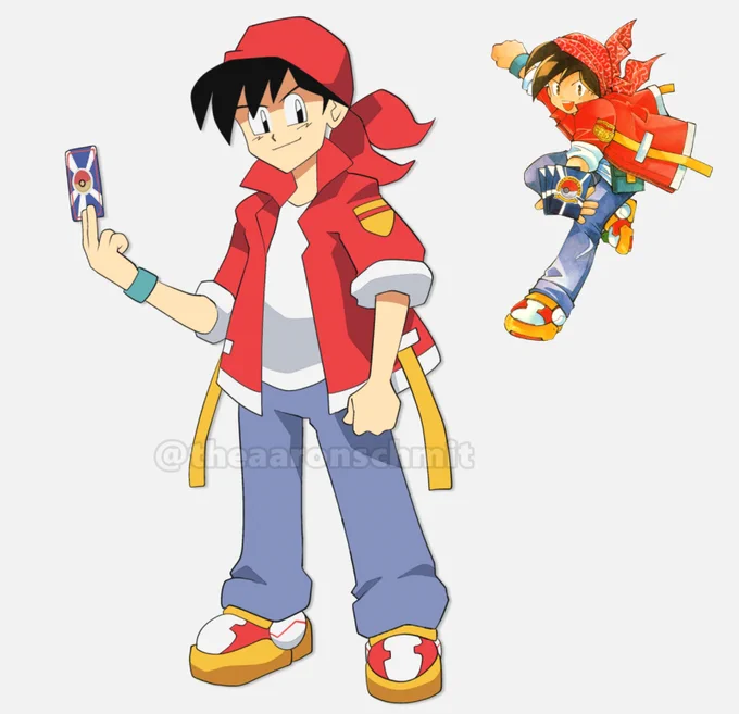 Not me drawing a fake anime cel from a Pokemon Trading Card Game anime spinoff I really wish happened. 