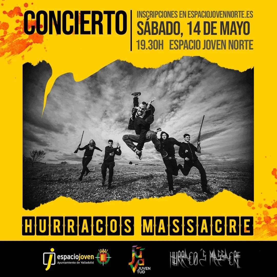 HurracoMetal's tweet photo. 💥💥💥BOOOOOM💥💥💥

¡¡¡Volvemos a los escenarios!!! 

📆Será en el @espaciojovennorte el próximo sábado 14 de Mayo a las 19:30

🧾Inscripciones a través de su página web.

¡¡¡Os esperanos!!!

JOIN THE MASSACRE!!! https://t.co/5FY5wgPCUC