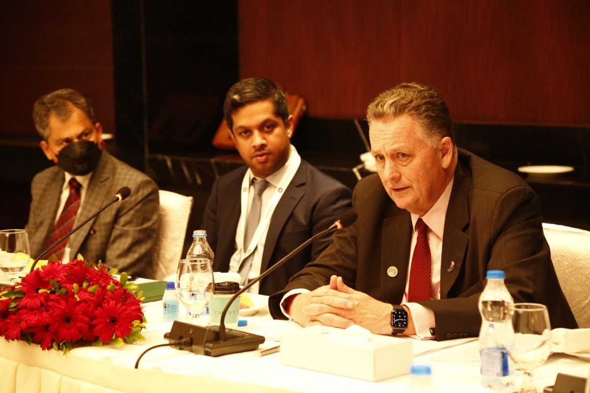 USBanglaTrade's tweet photo. Council Board Chair and @Chevron VP for Business Development called to order the Board of Directors meeting, focused on Council’s economic priorities &amp; partnership avenues in the US-Bangladesh relationship.

#USBD50
#USBBC2022 https://t.co/BMpx9eYlTm
