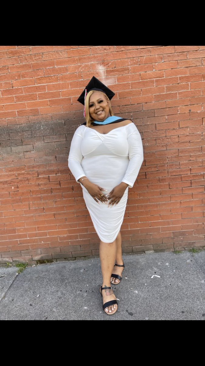 shesQueenKayD's tweet photo. Proud to announce as a BLACK woman, a product of EAST OAKLAND, I earned my 
Masters in Counseling, concentration in School Counseling and Marriage &amp; Family Therapy ✊🏾👩🏾‍🎓#BlackExcellence✨ https://t.co/W4CJiAsbBo