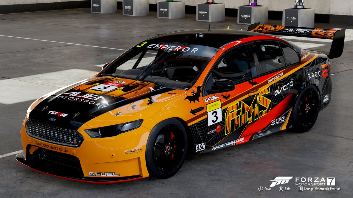 Ep 3: Winning Car Liveries

This Halloween edition Supercar won the final round of @TheReal_TORA 's TEC season at Bathurst in 2021. While I didn't race, I spent countless hours testing, tuning and painting before the event. A proper team effort to win it. https://t.co/2byKeWOcV2