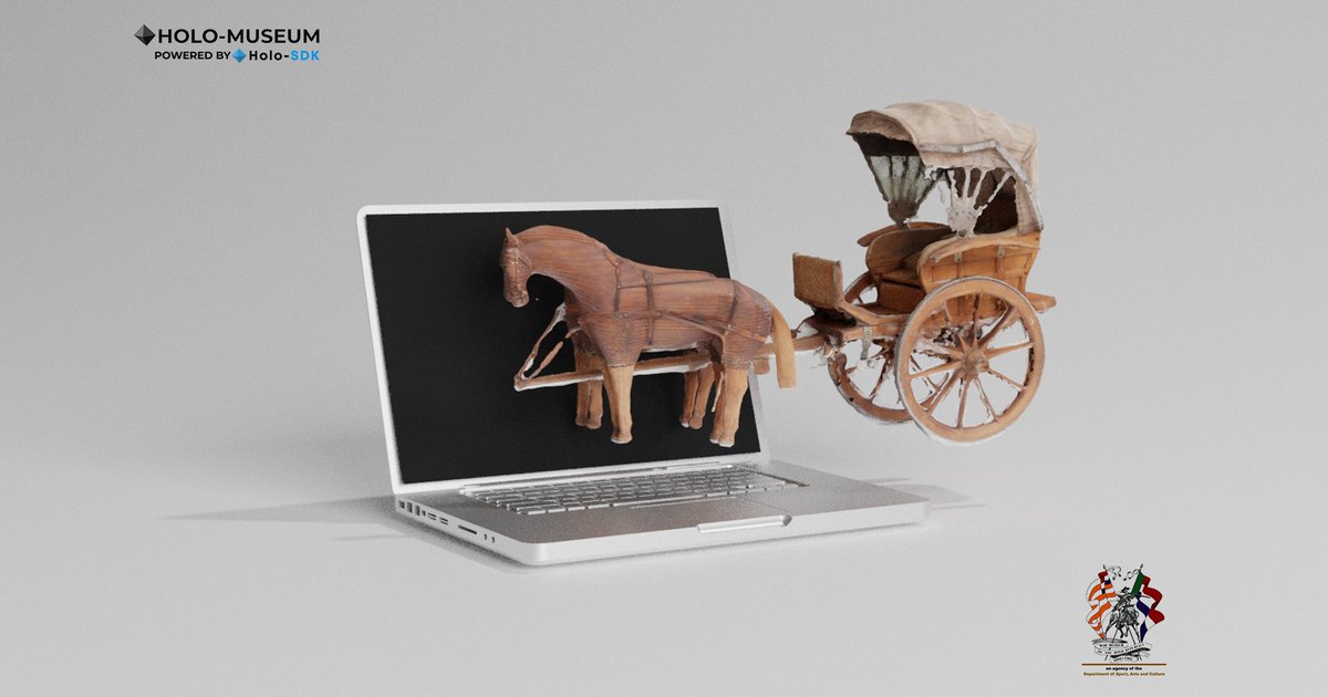 MorpheusSociety's tweet photo. Now on display in #HoloMUSEUM: The “Anglo-Boer/ South African War Collection” by @ABWMuseum. Exhibits include “British chocolate tin”, “Heliograph”, “Model cart and horses” and “Spinning wheel”. Grab your #3D glasses, download from https://t.co/JqPIZ7wd7g. #BringMuseumsHome https://t.co/miMet0mjA3